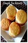 Biscuits, plain, homemade