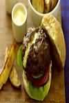 Burger, hamburger, takeaway