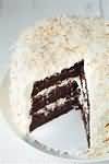 Cake, chocolate, not filled, homemade