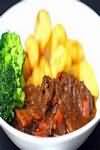 Casserole, beef, made with cook-in sauce