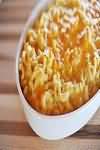 Cheese sauce, made with semi-skimmed milk, homemade