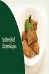 Chicken, portions, not coated, deep-fried, meat and skin