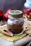 Cocoa powder, made up with whole milk