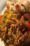 Curry, lamb biryani, homemade