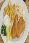 Fish fingers, cod, fried in rapeseed oil