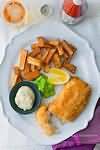 Fish fingers, cod, fried in sunflower oil