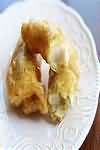 Haddock, in batter, fried in dripping