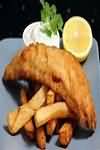 Haddock, in batter, fried in retail blend oil