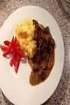 Heart, pig, stewed