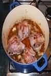 Lamb's heart casserole, homemade