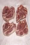 Lamb, New Zealand, shoulder, whole, frozen, roasted, lean and fat