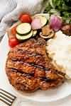 Lamb, loin chops, grilled, lean and fat, weighed with bone