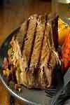 Lamb, loin chops, grilled, lean, weighed with fat and bone