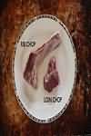 Lamb, loin chops, microwaved, lean, weighed with fat and bone