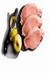 Lamb, loin joint, raw, lean and fat