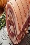 Lamb, loin joint, roasted, lean