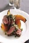 Lamb, neck fillet, slices, grilled, lean and fat