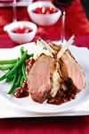 Lamb, rack of, raw, lean and fat