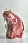 Lamb, shoulder, whole, roasted, lean and fat, weighed with bone