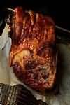 Lamb, shoulder, whole, roasted, lean and fat