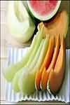 Melon, Honeydew, flesh only, weighed with skin