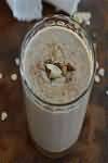Ovaltine powder, made up with whole milk