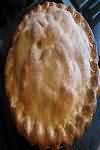 Pie, apple, pastry, double crust, retail