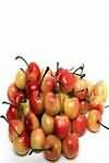 Plums, average, raw, flesh and skin, weighed with stones