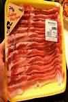 Pork, belly joint slices, grilled, lean and fat