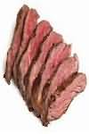 Pork, fillet slices, grilled, lean