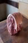 Pork, leg joint, microwaved, lean