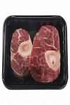 Pork, leg joint, raw, lean and fat, weighed with bone
