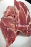 Pork, spare rib joint, raw, lean and fat