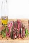Pork, steaks, raw, lean and fat