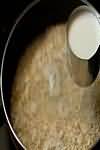 Porridge, made with milk and water