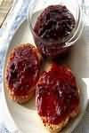 Prunes, flesh and skin, stewed with sugar, weighed with stones