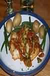 Rock Salmon Dogfish, in batter, fried in dripping
