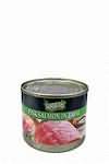 Salmon, red, canned in brine, drained