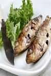 Sardines, flesh only, grilled