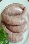 Sausages, pork, frozen, grilled