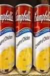 Soup, chicken, cream of, canned