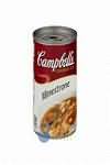Soup, minestrone, canned