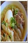 Tripe and onions, stewed, homemade