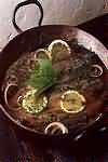 Trout, brown, steamed