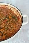 Turkey, mince, stewed
