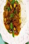 Veal, mince, stewed