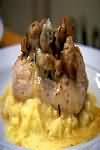 Whiting, flesh only, steamed