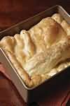 Yorkshire pudding, made with whole milk