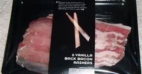 Bacon rashers, back, microwaved