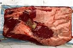 Beef, brisket, raw, lean